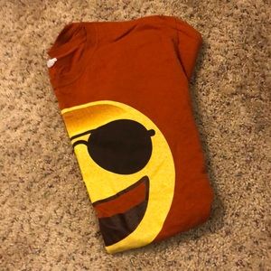 Size M Fun Glasses Emojii Shirt